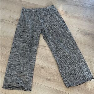 Gray Wide Leg Women's Pants